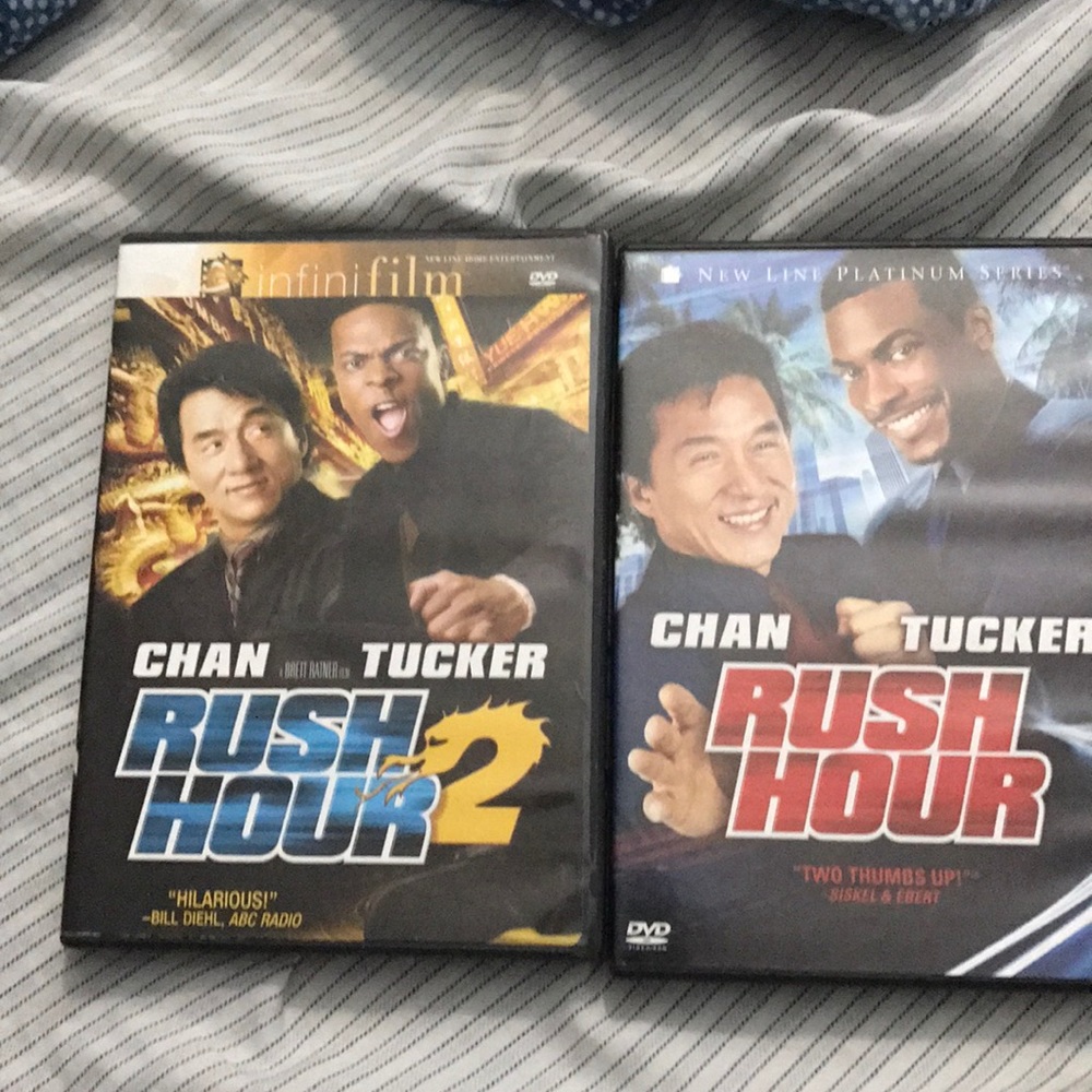 rush hour  dvd 1 and 2